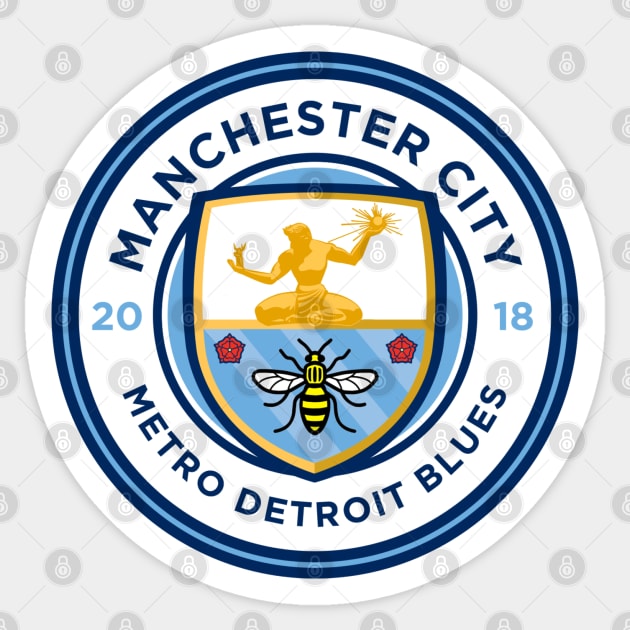 MCFC Metro Detroit Blues Sticker by Tannim